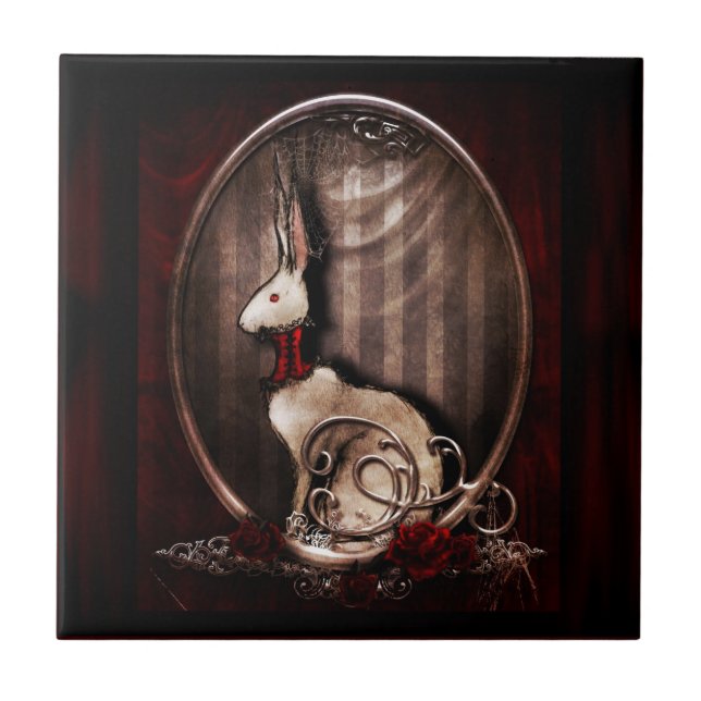 VICTORIAN BUNNY TILE (Front)