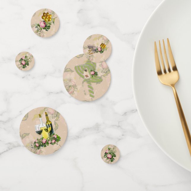 Victorian Bush Garden Wedding Confetti (Group)