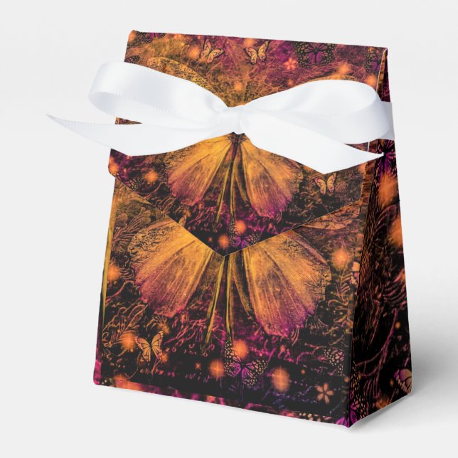 Victorian Butterfly Favor Box (Front Side)