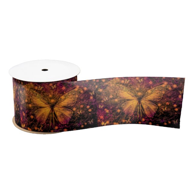 Victorian Butterfly Satin Ribbon (Spool)