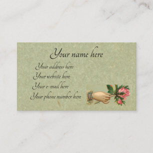 Victorian calling card