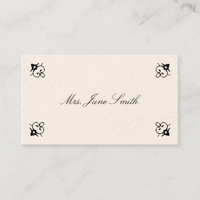 Victorian Calling Cards (Front)