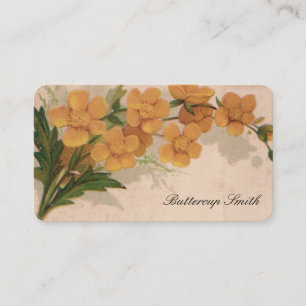 Victorian Calling Cards - Buttercups