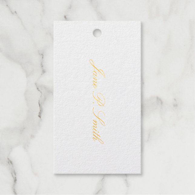 Victorian Calling Cards Gift Tags (Front)