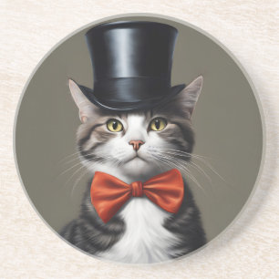 Victorian Cat Coaster