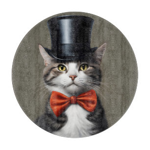 Victorian Cat Cutting Board