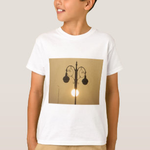 Victorian Charm: Vintage Streetlight Lamp Posts  T-Shirt