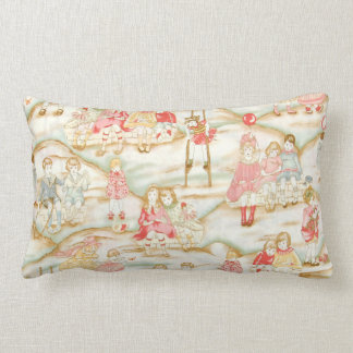 Victorian Children at Play MoJo Throw Pillow