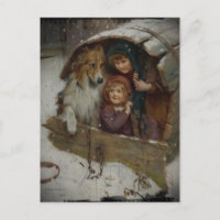 Victorian Children in Doghouse