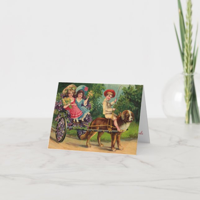 Victorian Children's Parade Thank You Card (Front)