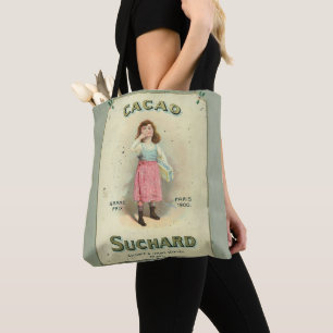 Victorian Chocolate Kiss Girl Sugar Tote Bag