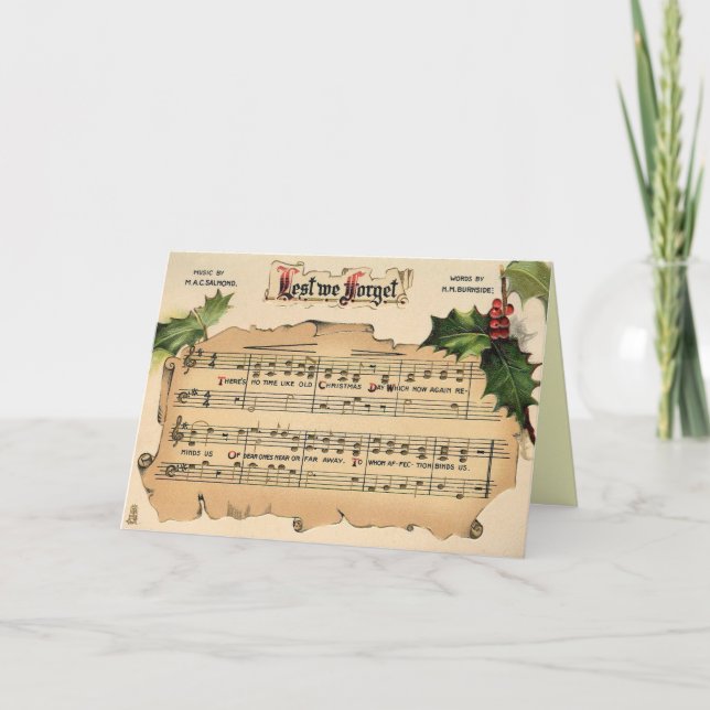 Victorian Christmas Card (Front)