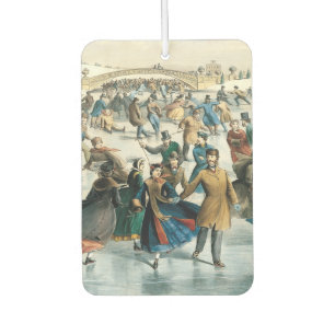 Victorian Christmas Central Park Currier & Ives Air Freshener