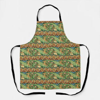 Victorian Christmas Deer and Rabbit - Walter Crane Apron