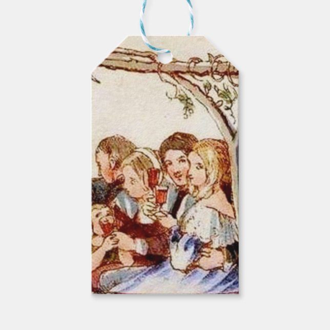 Victorian Christmas Gift Tags (Front)
