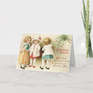 Victorian Christmas Greeting Card