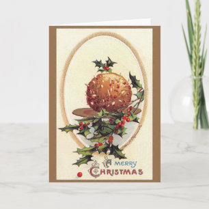 Victorian Christmas Greeting Card