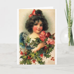 Victorian Christmas Greeting Card
