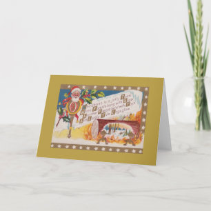 Victorian Christmas Greeting Card