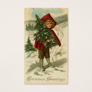 Victorian Christmas Mini Greetings or Gift Tags