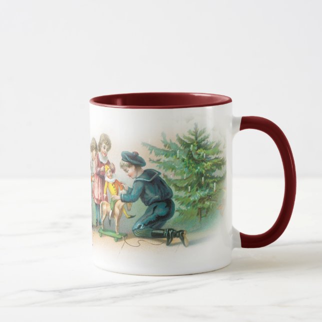 Victorian Christmas Mug (Right)