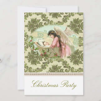 Victorian Christmas party Invitation