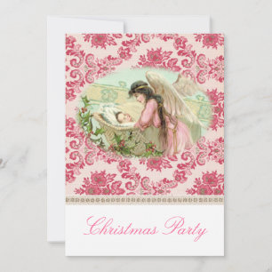 Victorian Christmas party Invitation