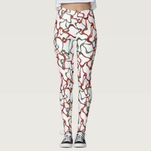 Victorian Christmas Polygons  Leggings