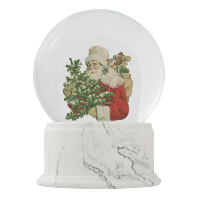 Victorian Christmas Snow Globe (You can customize) (Front)