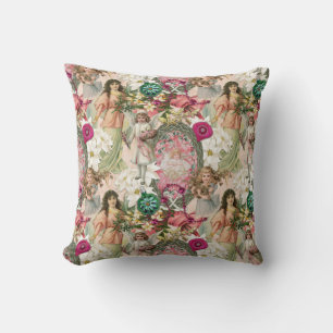 Victorian Christmas Sparkle      Throw Pillow