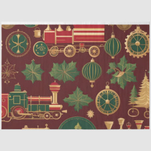 victorian christmas tissue paper