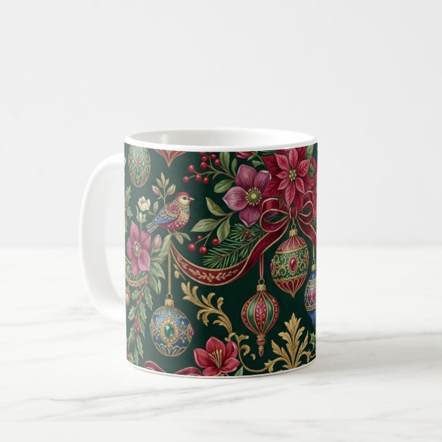Victorian Christmas Treasures Mug (Front Left)