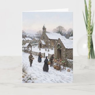 Victorian Church Winter Charity Christmas Card