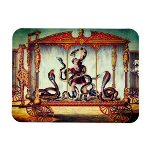 Victorian circus vintage exhibition magnet