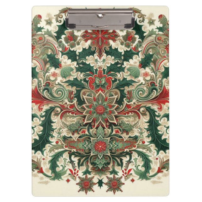 Victorian/Classic/Vintage Christmas Clipboard (Front)