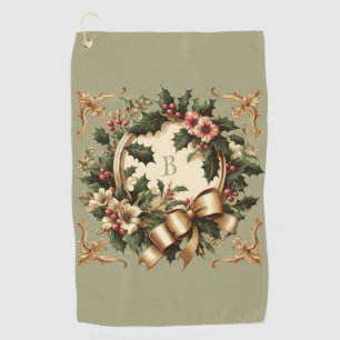 Victorian/Classic/Vintage Christmas Golf Towel