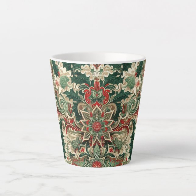 Victorian/Classic/Vintage Christmas Latte Mug (Front)