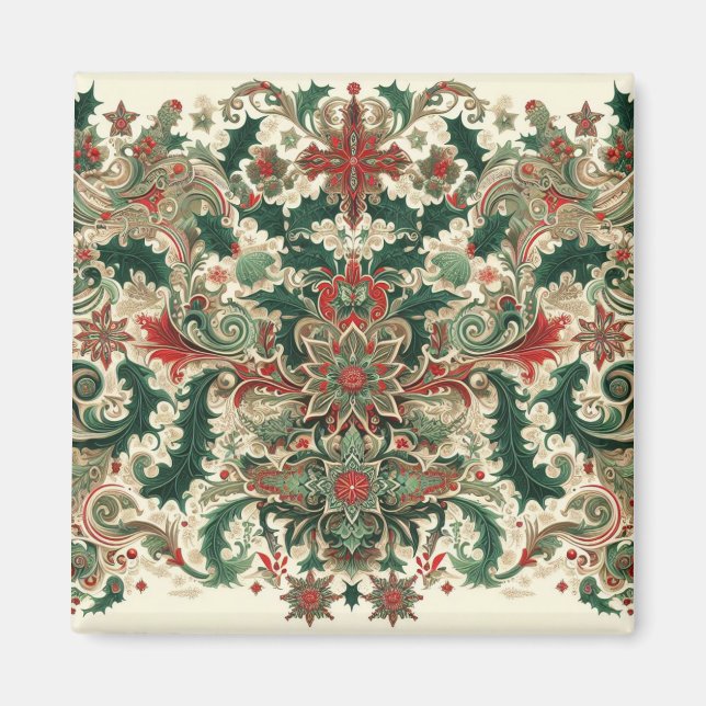 Victorian/Classic/Vintage Christmas Magnet (Front)