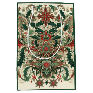 Victorian/Classic/Vintage Christmas Medium Gift Bag