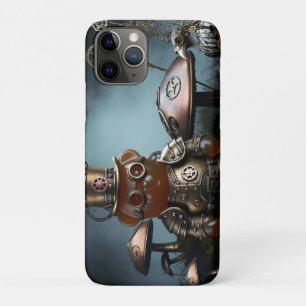 Victorian Clockwork Gummy Bear Mechanical Raven iPhone 11 Pro Case