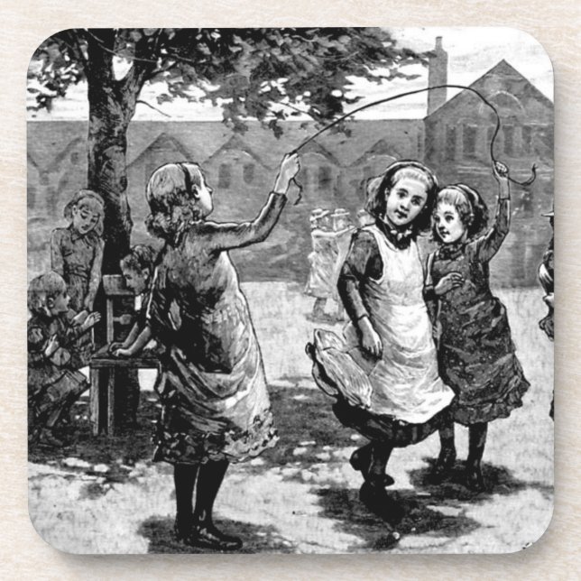 Victorian Cork Coaster (Front)