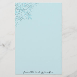 Victorian Corner Motif Stationery