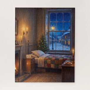 Victorian Cozy Christmas Eve Bedroom Puzzle