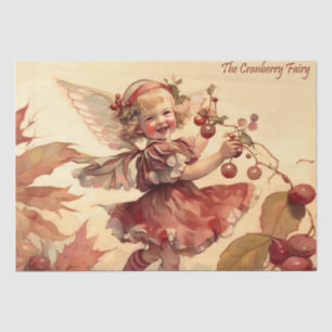 Victorian “Cranberry Fairy"   Tissue Paper