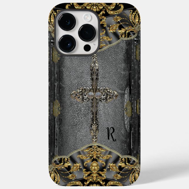 Victorian Cross Monogram  Case-Mate iPhone Case (Back)