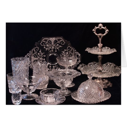 Victorian crystal card