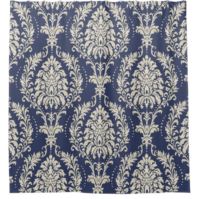 Victorian Damask Wallpaper Vintage Pattern (Front)