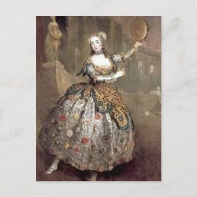Victorian Dancer Postcard (Front)