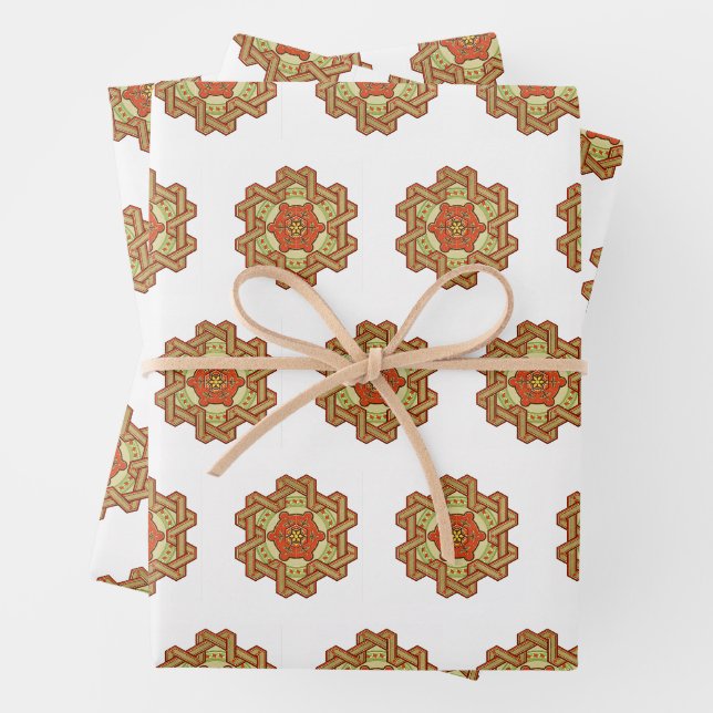 Victorian Design #11 @ Susiejayne Wrapping Paper Sheet (In situ)