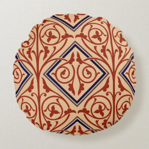 Victorian Design #1 @ VictoriaShaylee Round Pillow